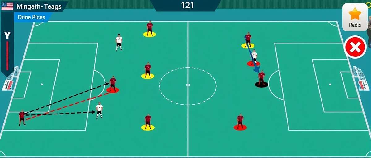 Kukatpally Kickers Strategic Gameplay Kukatpally Kickers gameplay showing strategic positioning of players